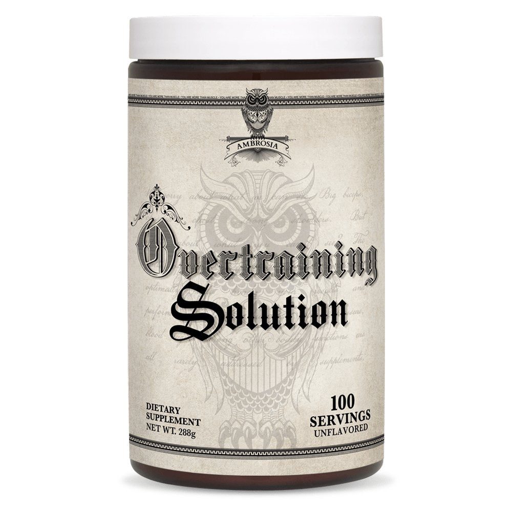 AMBROSIAOvertraining SolutionRecovery Fraction PeptidesRED SUPPS