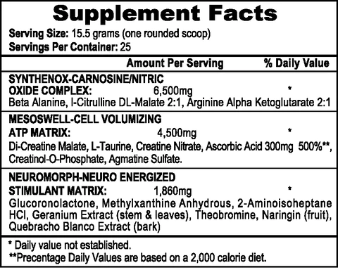 APS Mesomorph V4 Pre-Workout