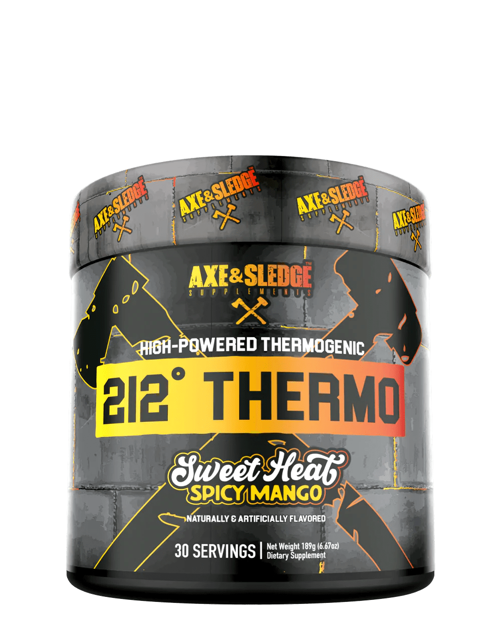 AXE & SLEDGE 212° Thermo - Powdered Fat Burner 30 servings / Spicy Mango Thermo Fat Burner