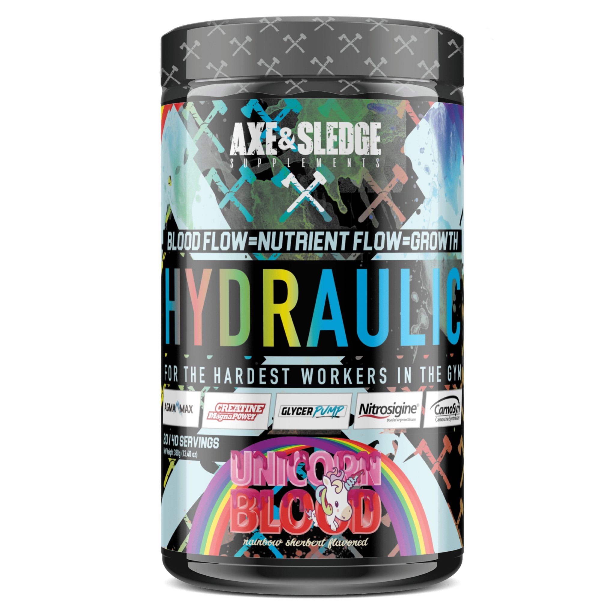 AXE & SLEDGEHYDRAULICMuscle Pump FormulaRED SUPPS
