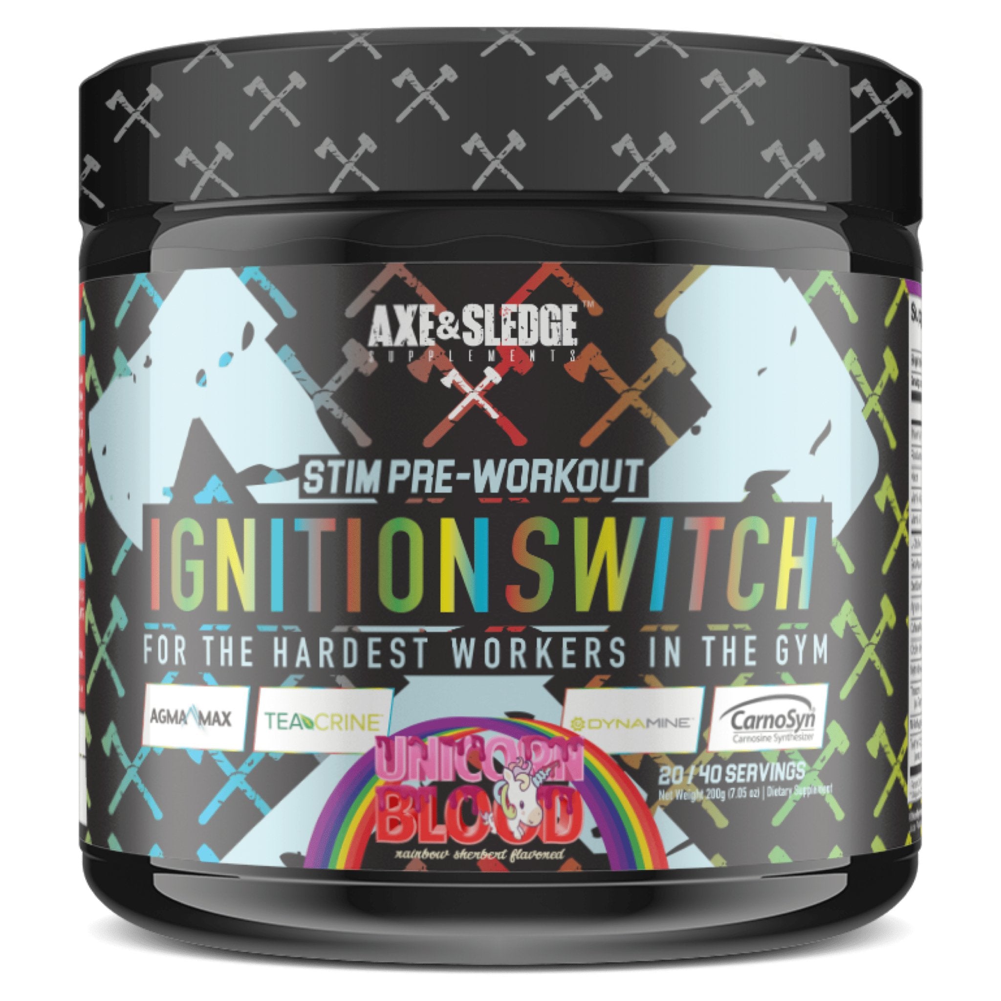 AXE & SLEDGEIGNITION SWITCHPre-WorkoutRED SUPPS