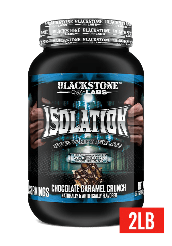 Blackstone Labs Isolation 2lb 2 lb / Chocolate Caramel Crunch Whey Isolate