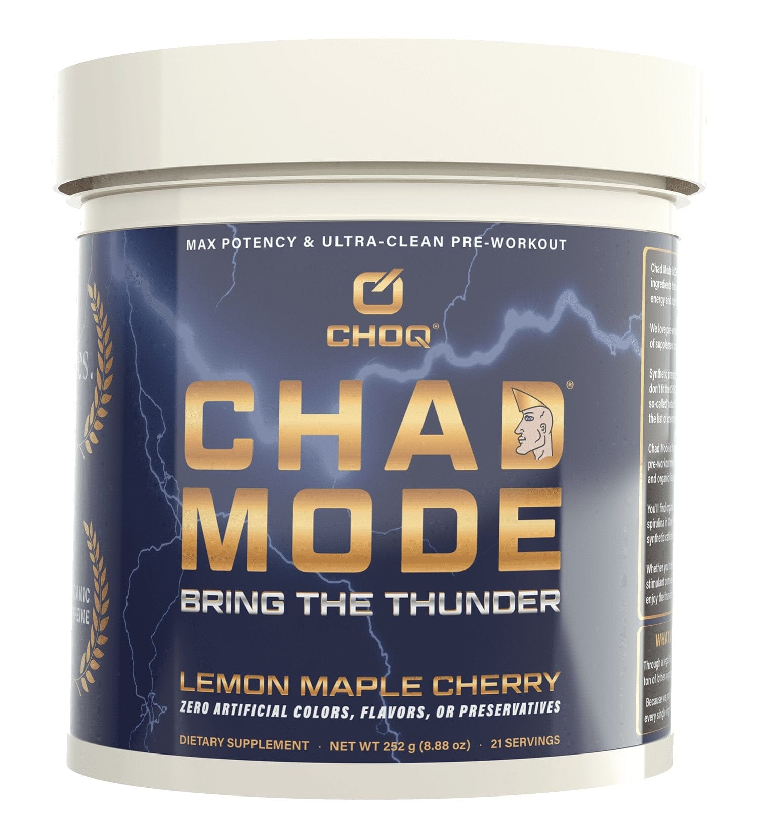 CHOQ Chad Mode Clean Pre-Workout 21 servings Clean Pre-Workout