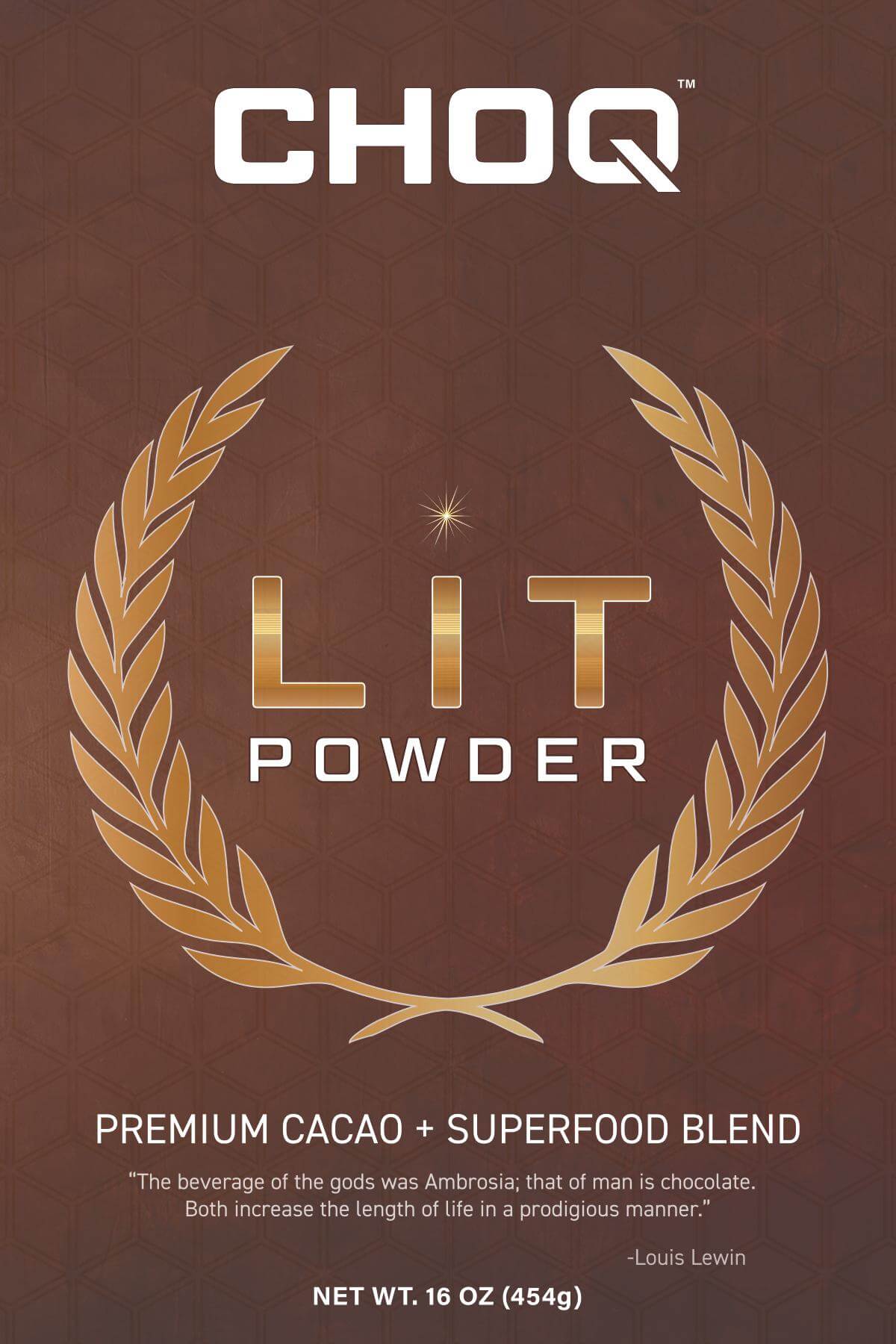 CHOQCHOQ Lit PowderPremium cacao and superfoods blendRED SUPPS