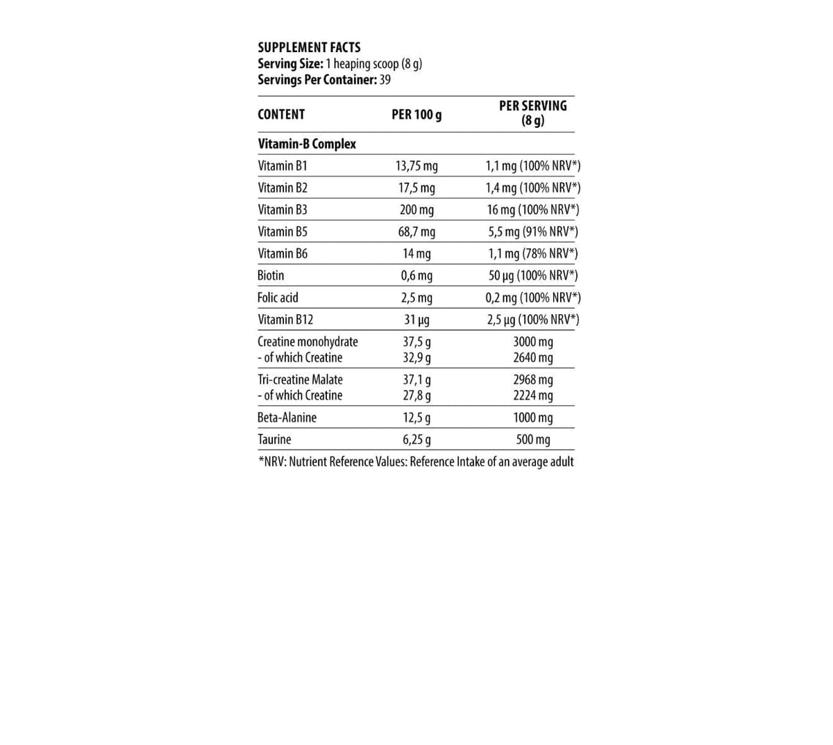 DY Nutrition The Creatine Creatine Complex