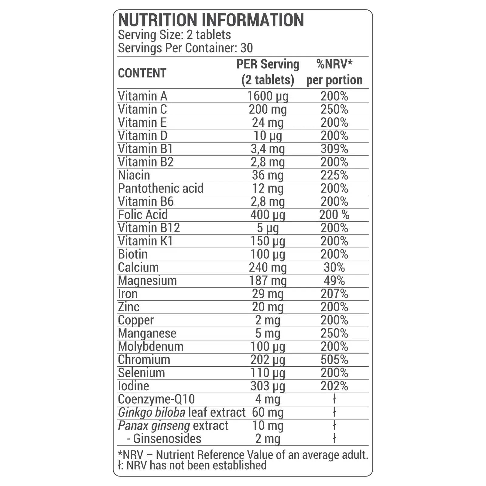 DY NutritionMultivitamin ComplexMultivitaminRED SUPPS