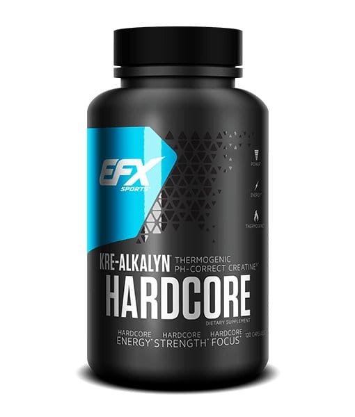 EFX Sports Kre-Alkalyn Hardcore 120 Capsules CREATINE