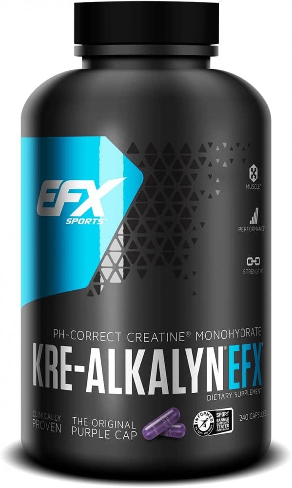 EFX Sports Kre Alkalyn - PH-Correct Creatine Monohydrate 240 Capsules CREATINE