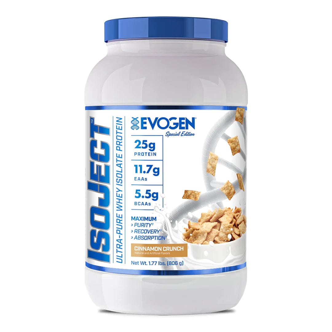 Evogen IsoJect Cinnamon Crunch Whey Protein Isolate