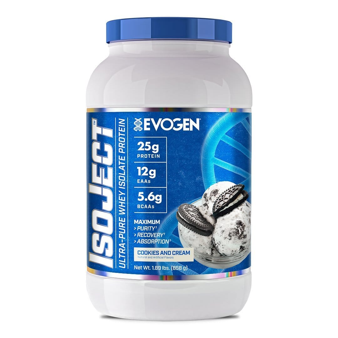 Evogen IsoJect Cookies & Cream Whey Protein Isolate