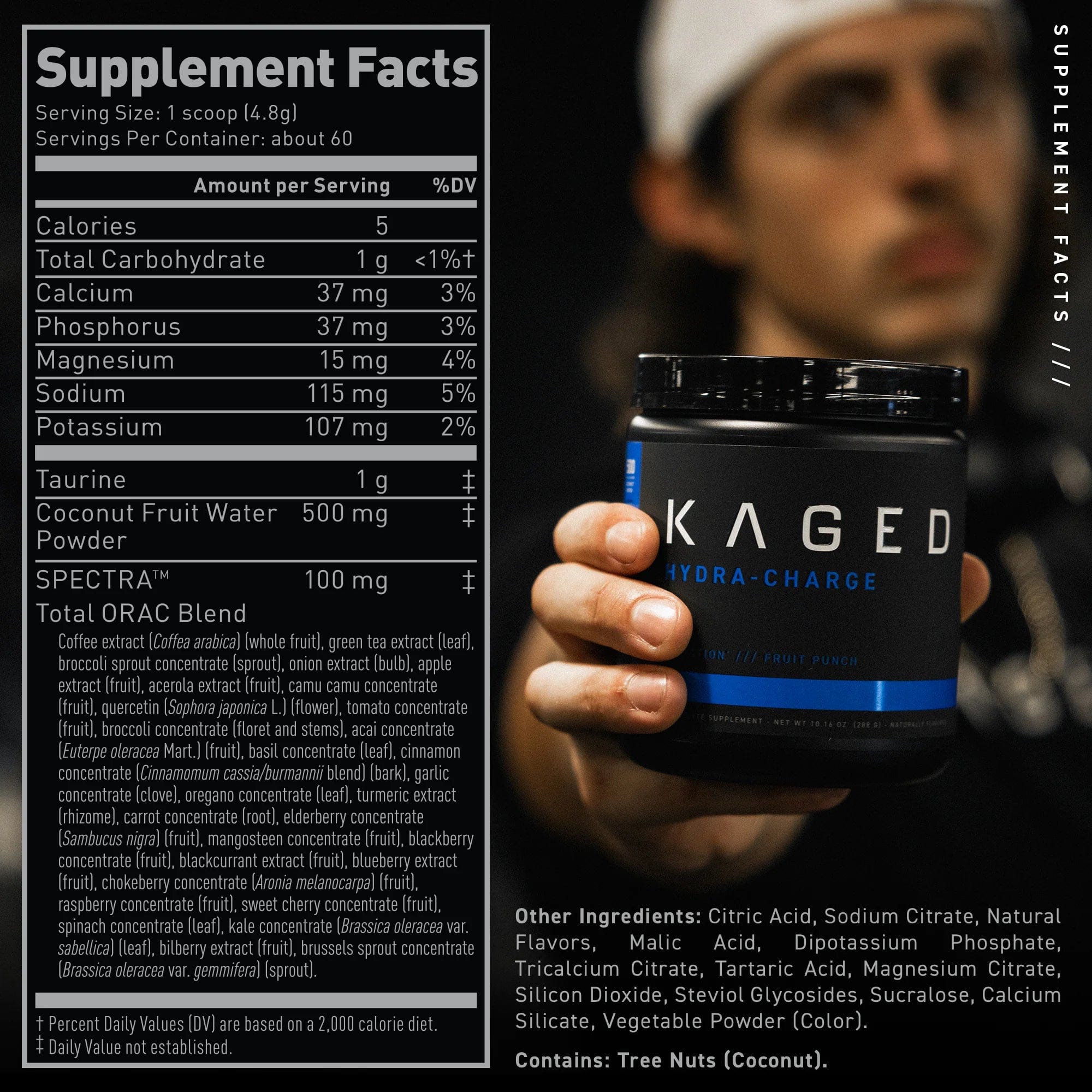 Kaged MuscleHydra-ChargeDaily Electrolyte DrinkRED SUPPS