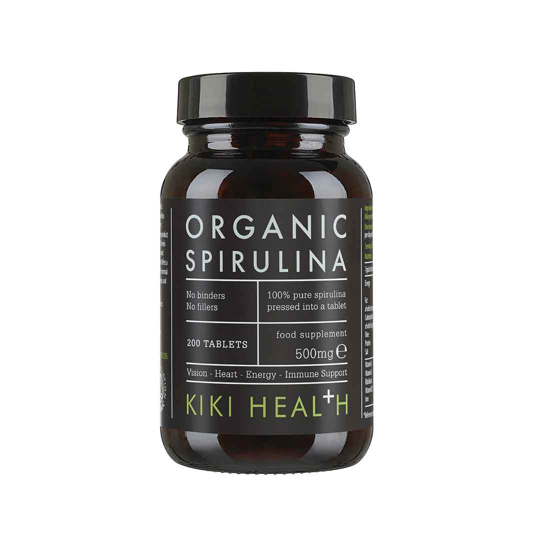 KIKI HEALTH Organic Spirulina Tablets 200 tablets Organic Spirulina