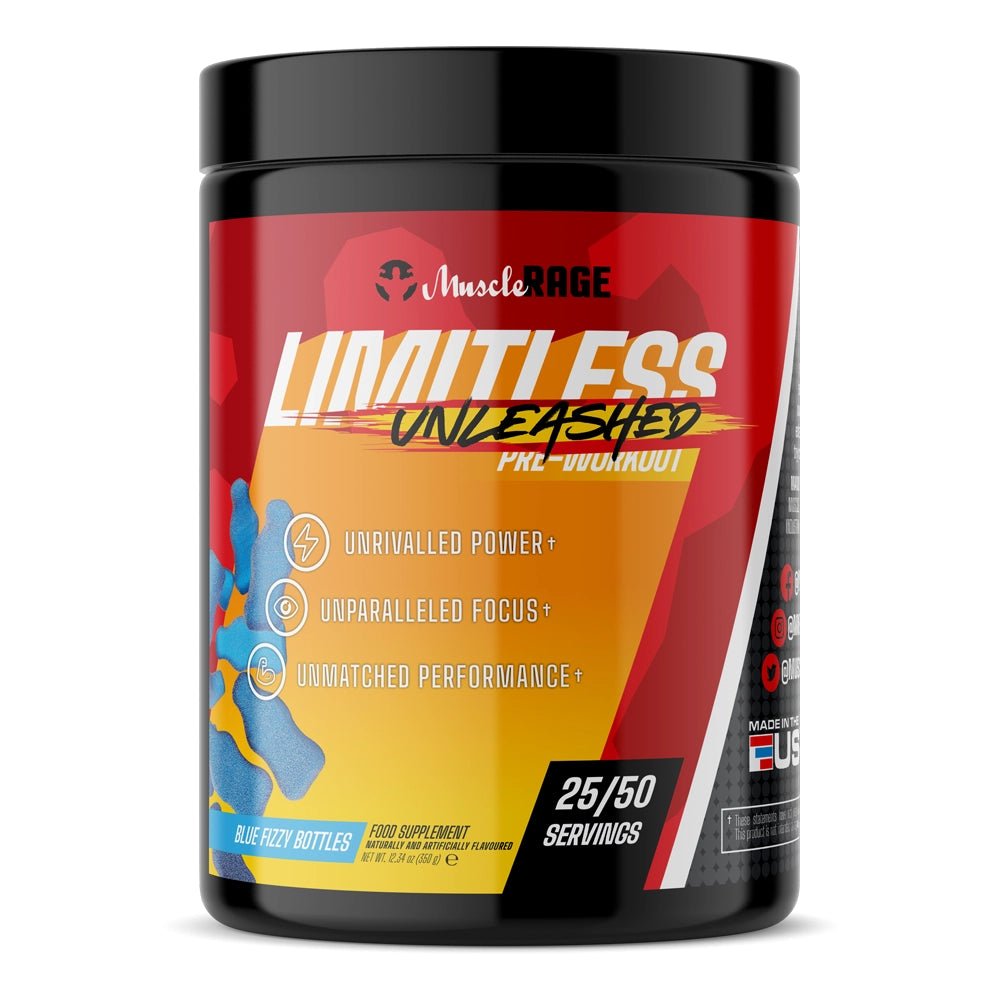 Muscle RageLimitless UnleashedPre-WorkoutRED SUPPS