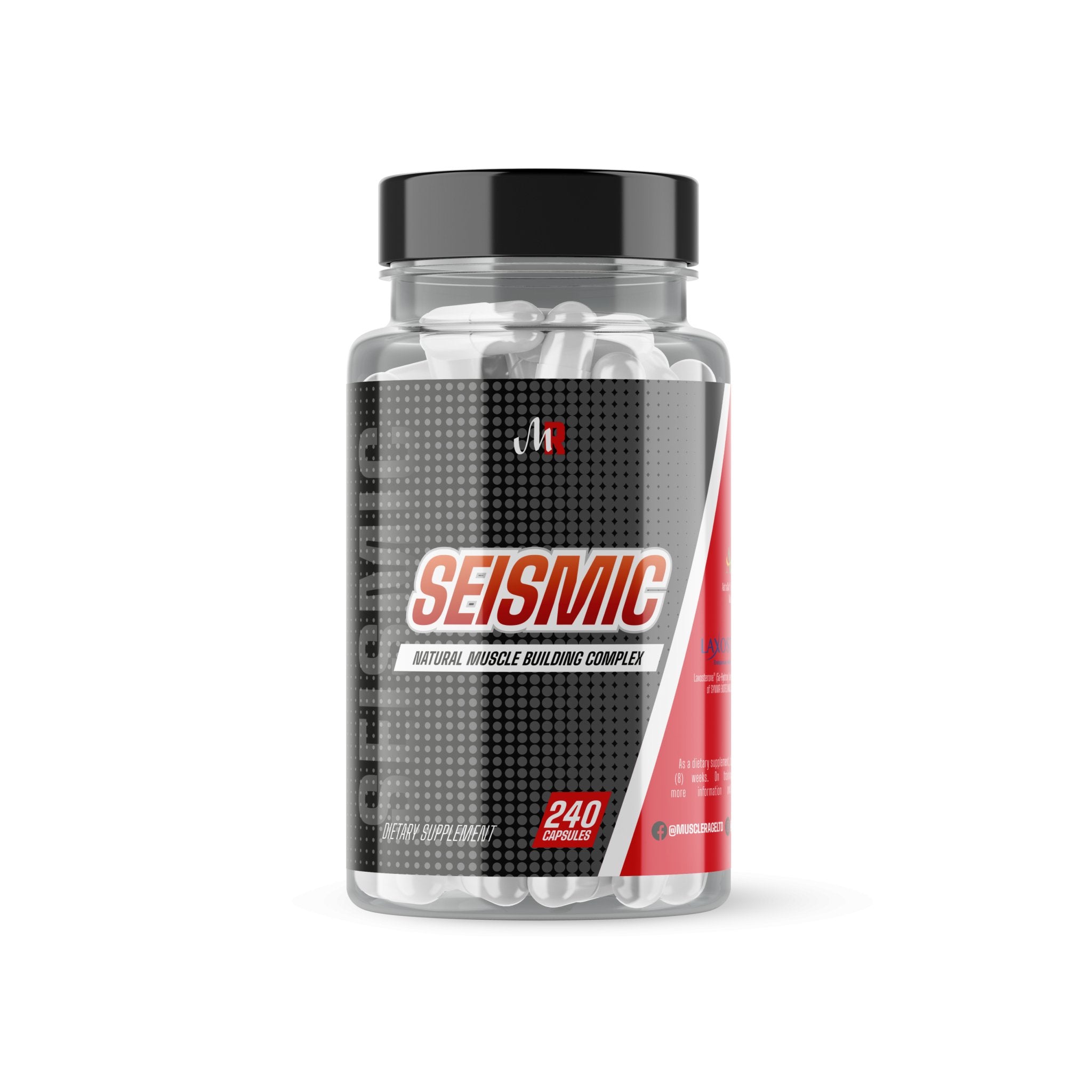 Muscle RageSEISMIC – 3 in 1 Natural Muscle BuildingNatural Muscle BuilderRED SUPPS