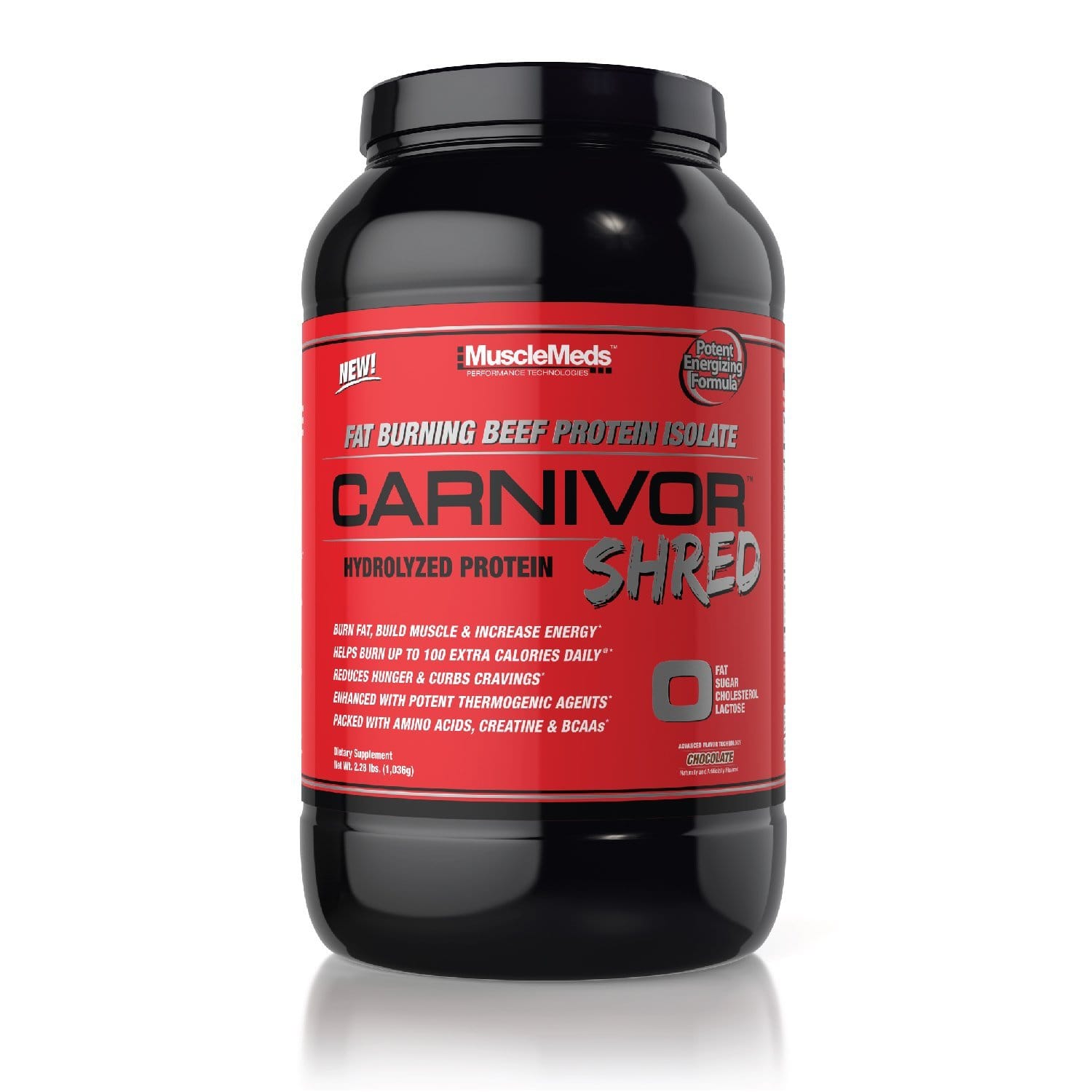 MuscleMeds Carnivor Shred 2 lbs 2 lbs / Chocolate Beef Protein Isolate