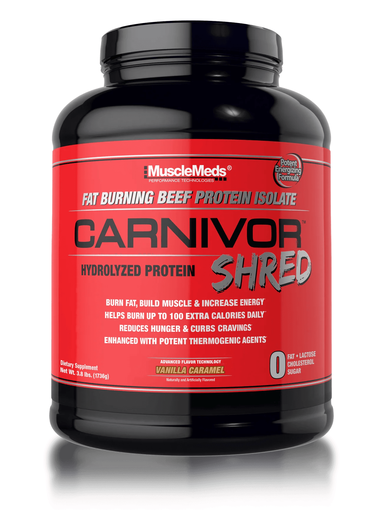 MuscleMeds Carnivor Shred 4 lbs 4 lbs / Chocolate Beef Protein Isolate