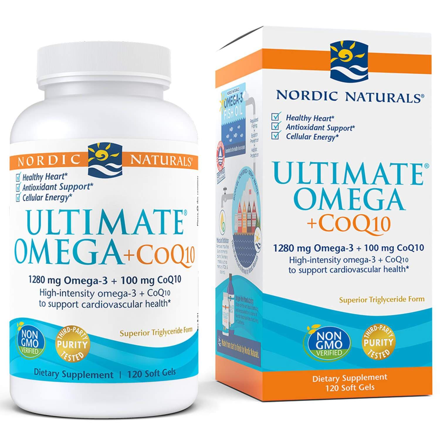 Nordic NaturalsUltimate Omega + CoQ10, 1280mgOmega + CoQ10RED SUPPS