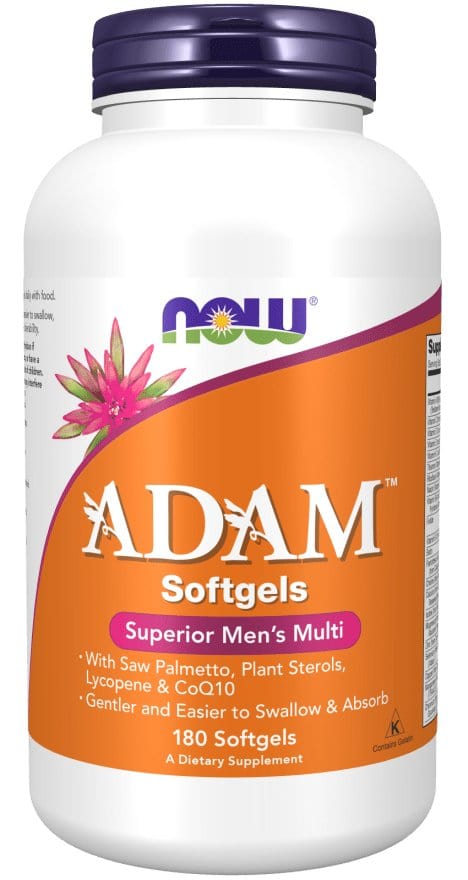 NOW Foods Adam - Men's Multi Vitamin & Mineral 180 softgels Men's Multi