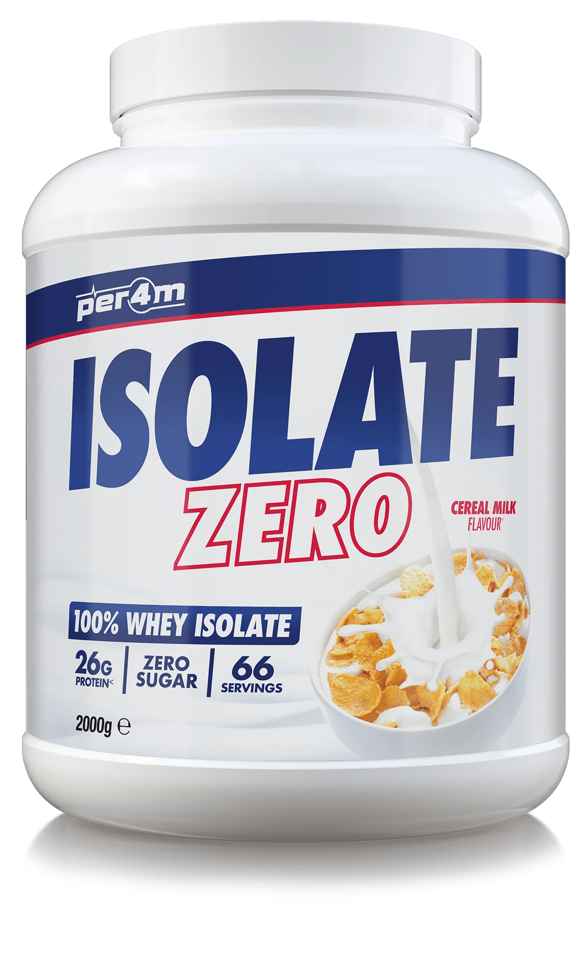 Per4m Per4m Isolate Zero 2kg 2010 grams / Cereal Milk ISO Whey Protein Isolate