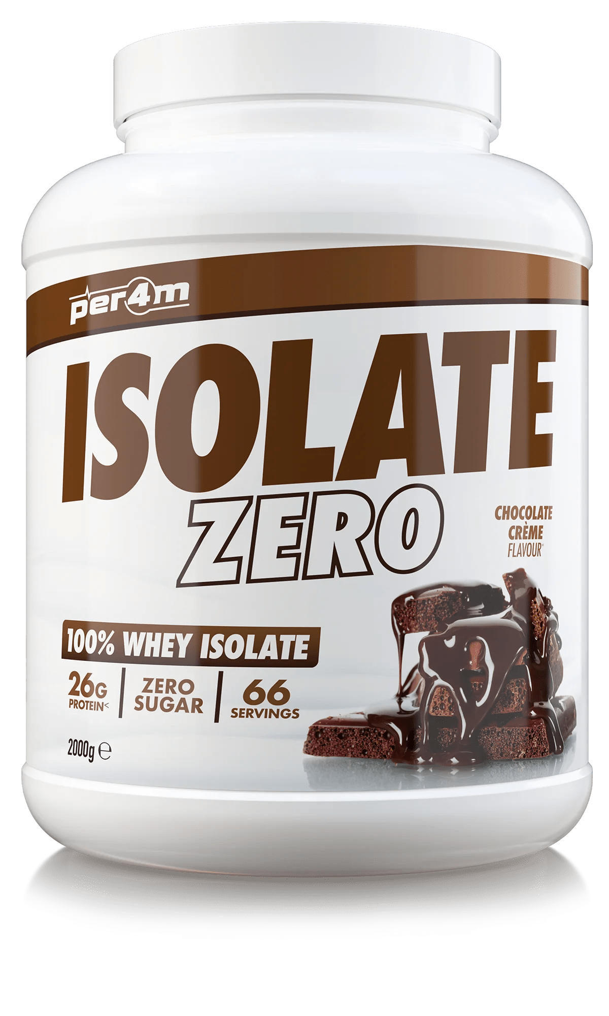 Per4m Per4m Isolate Zero 2kg 2010 grams / Chocolate Whey Protein Isolate