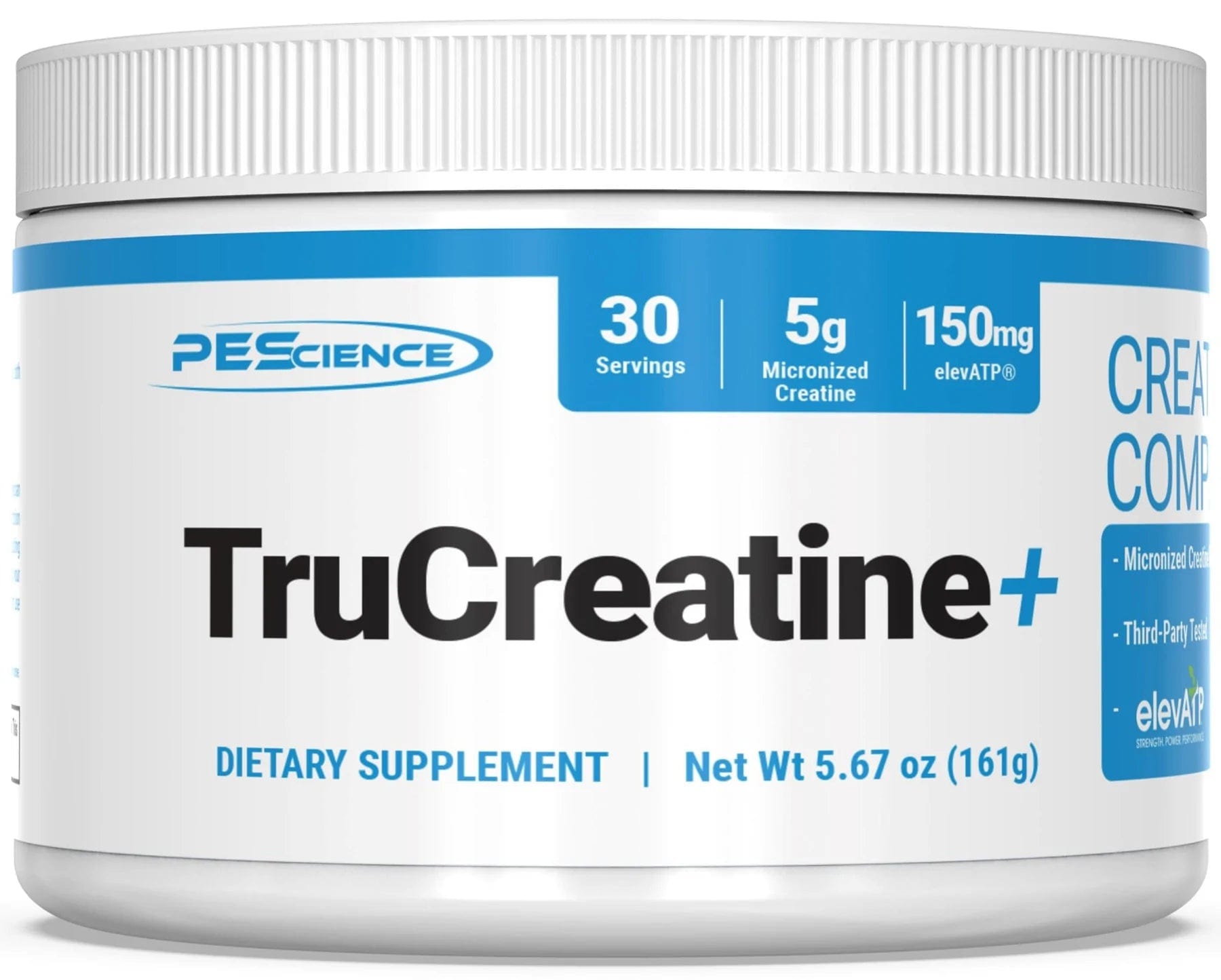 PEScience TruCreatine+ Powder 30 servings Creatine Monohydrate