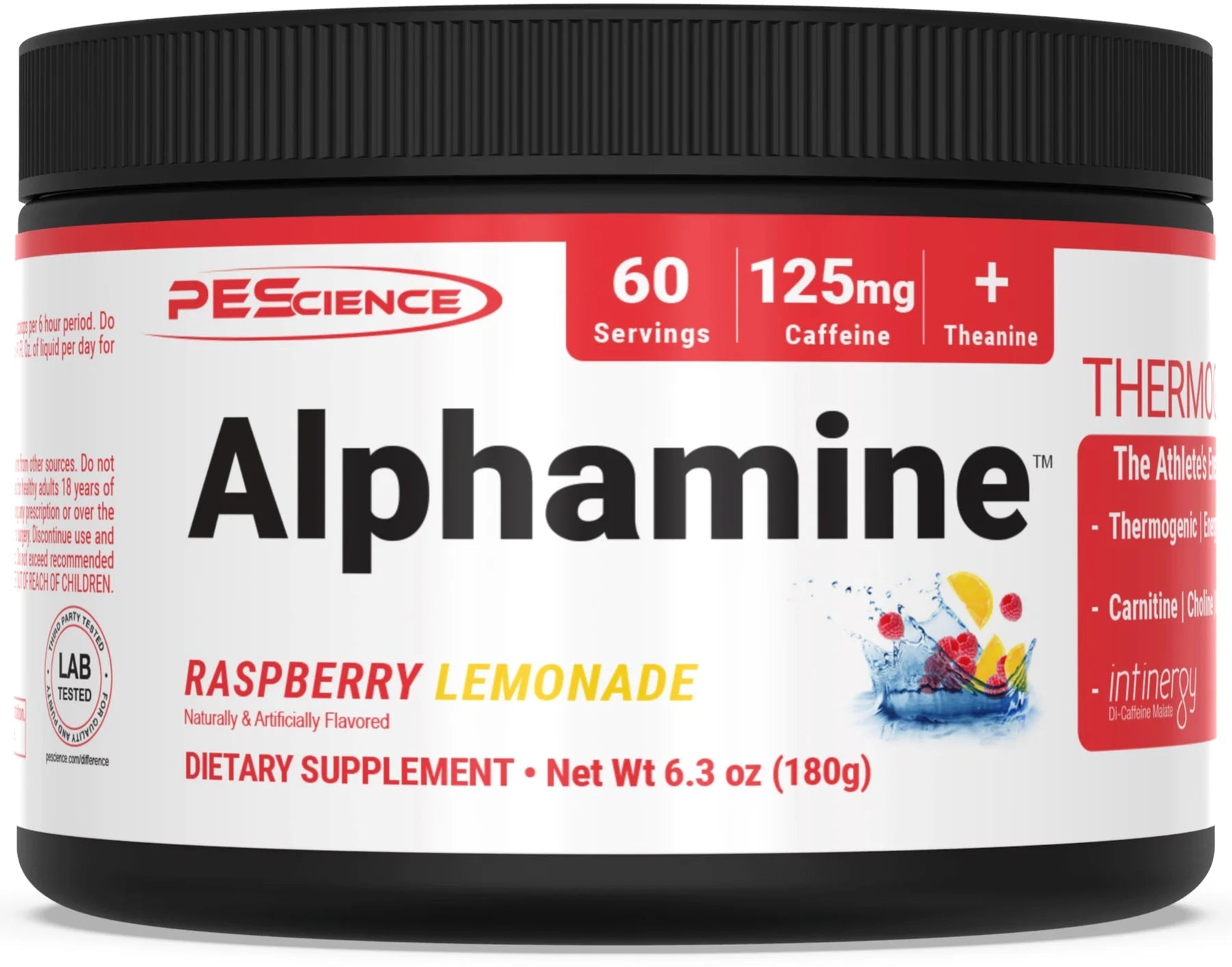 PEScienceAlphamine - Thermogenic Energy Pre-WorkoutPowdered Fat BurnerRED SUPPS