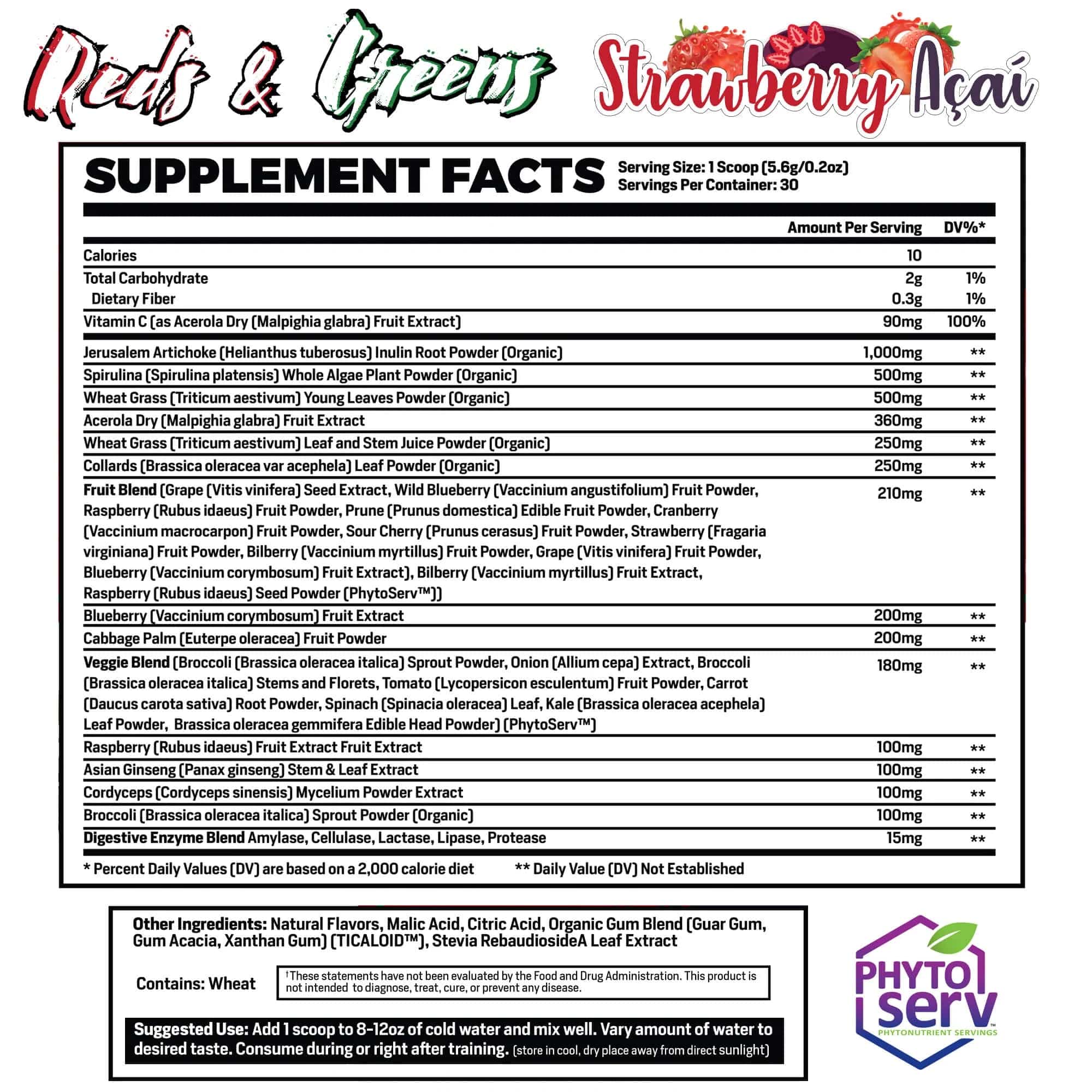 Phase One NutritionReds & GreensGreens & RedsRED SUPPS