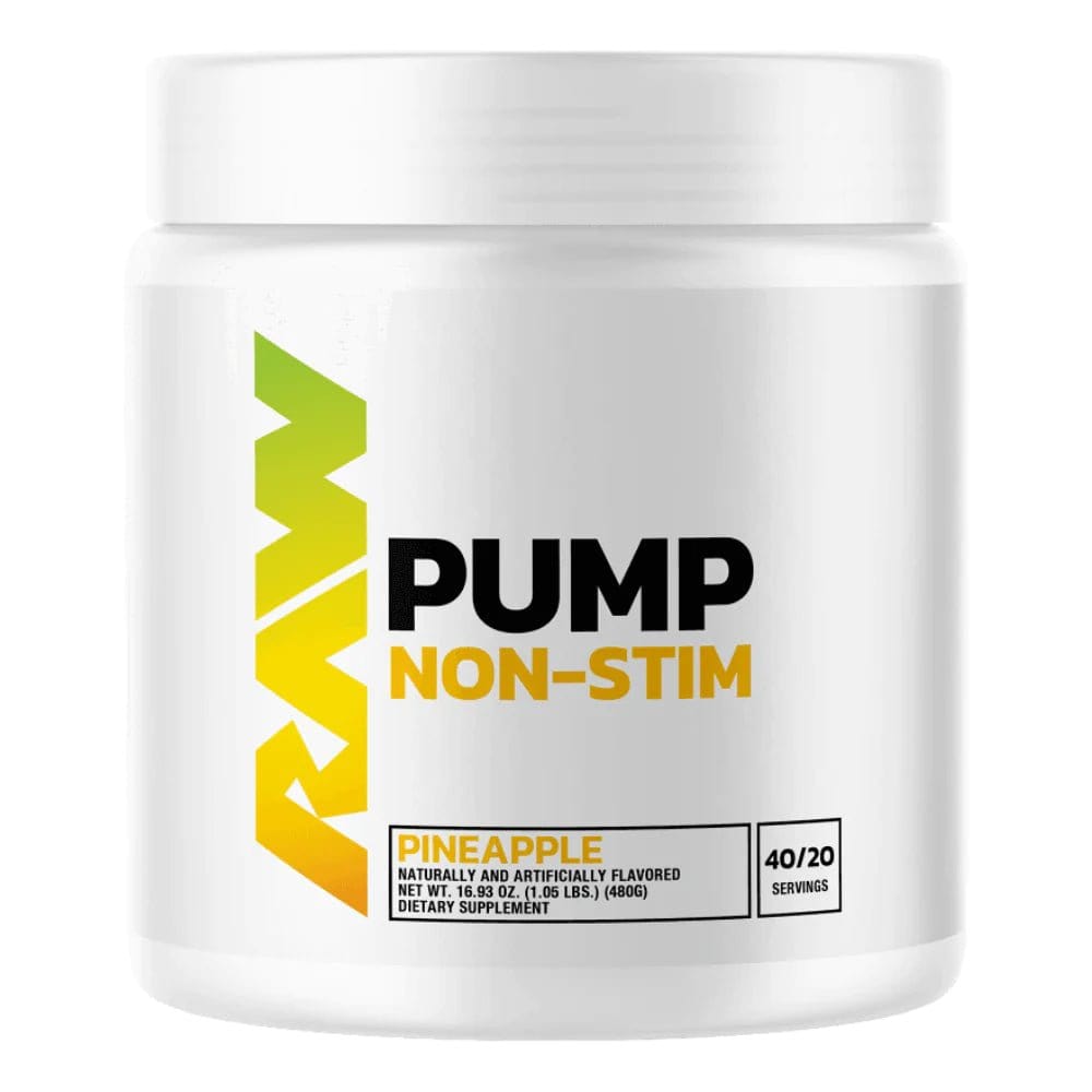 RAW Nutrition RAW Pump 40 servings / Pineapple Non Stim Pre-Workout