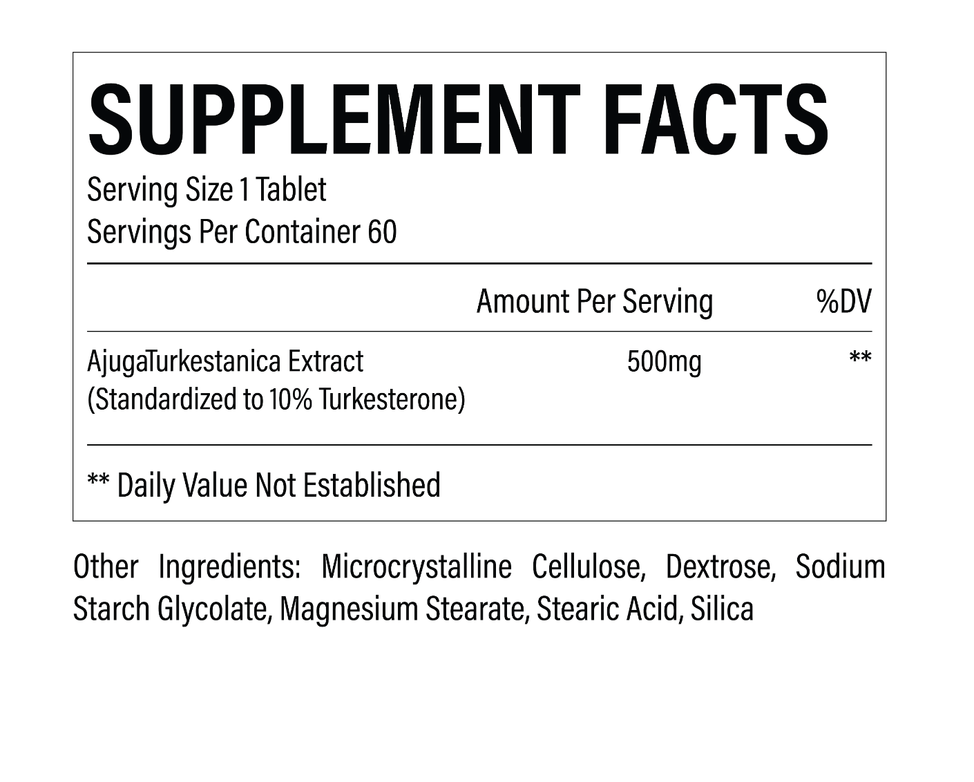 RAW NutritionTurkesteroneHerbal ExtractRED SUPPS