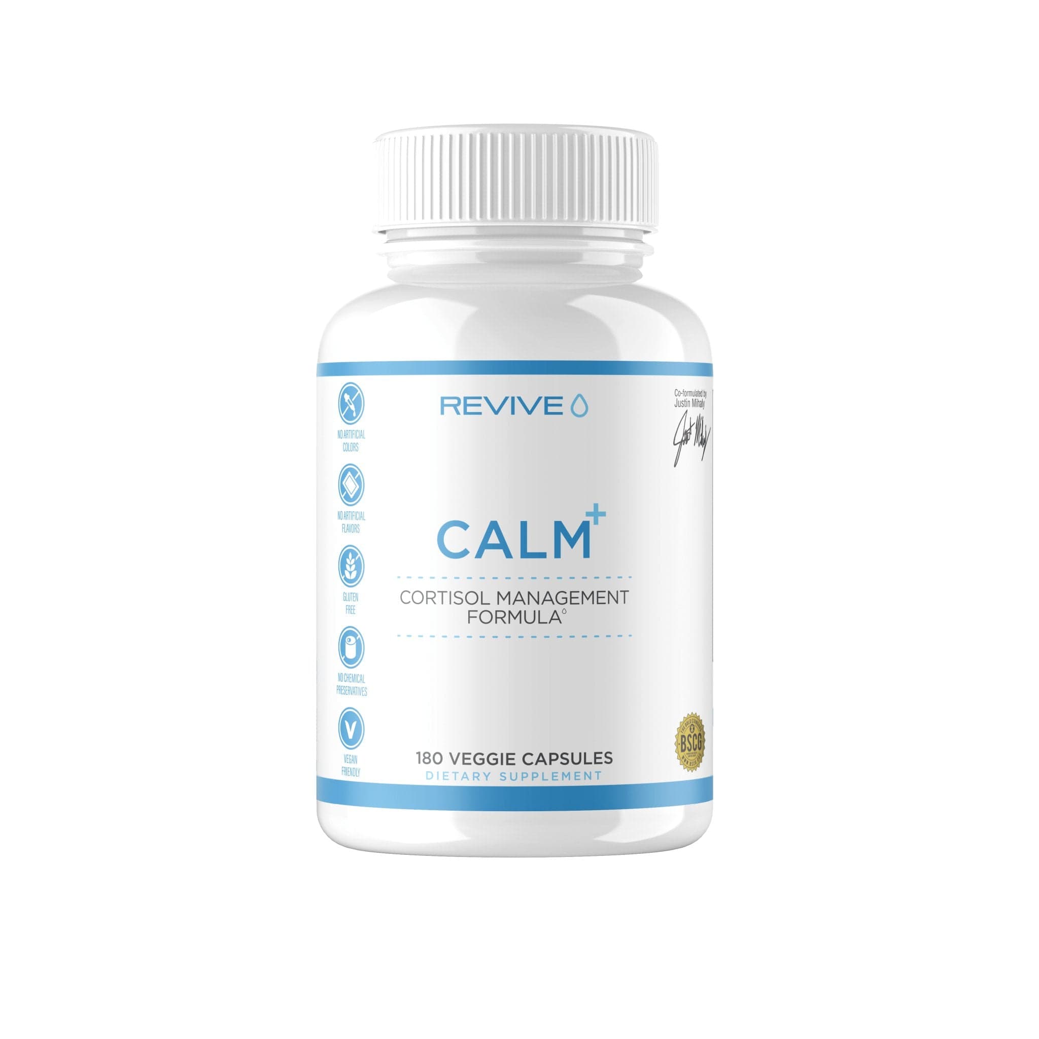 REVIVE MD Calm+ 180 Veggie Capsules Cortisol Management Formula
