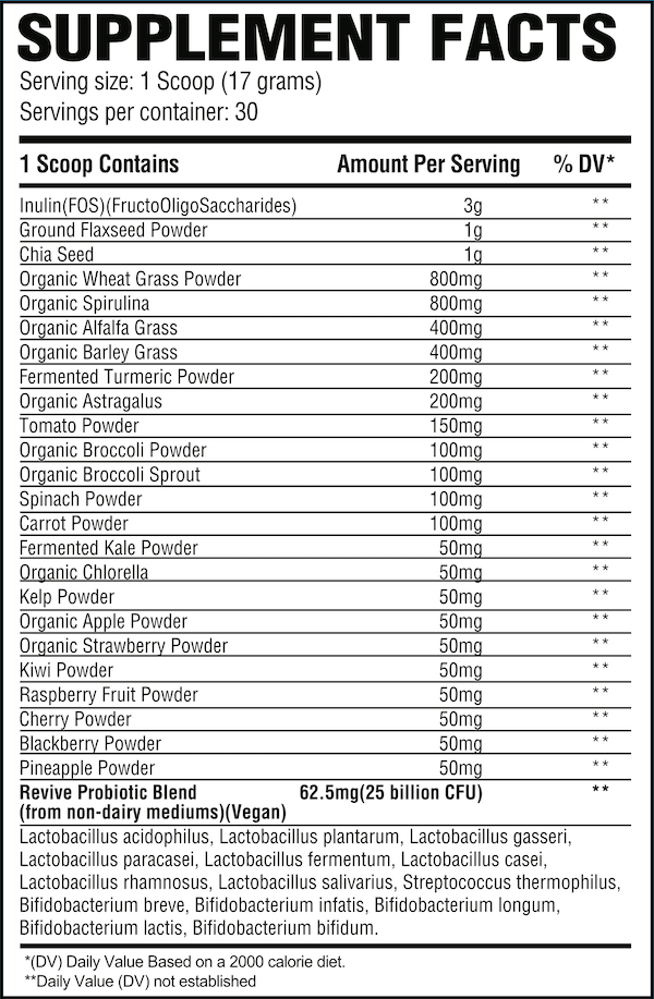 REVIVE MD Daily Greens Powder Greens