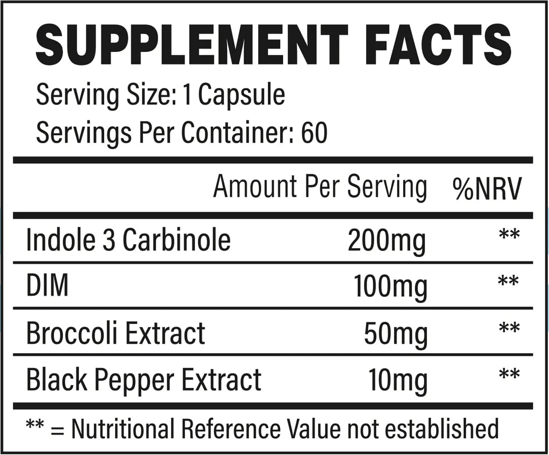 Trained By JP Estro Control 60 Capsules Physique Hardening Agent