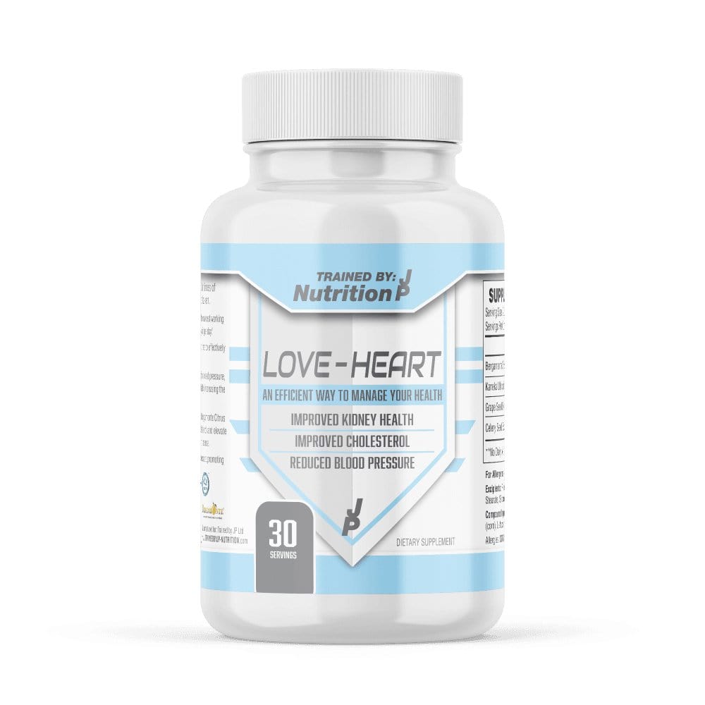 Trained By JP Love Heart 60 Capsules Heart Health