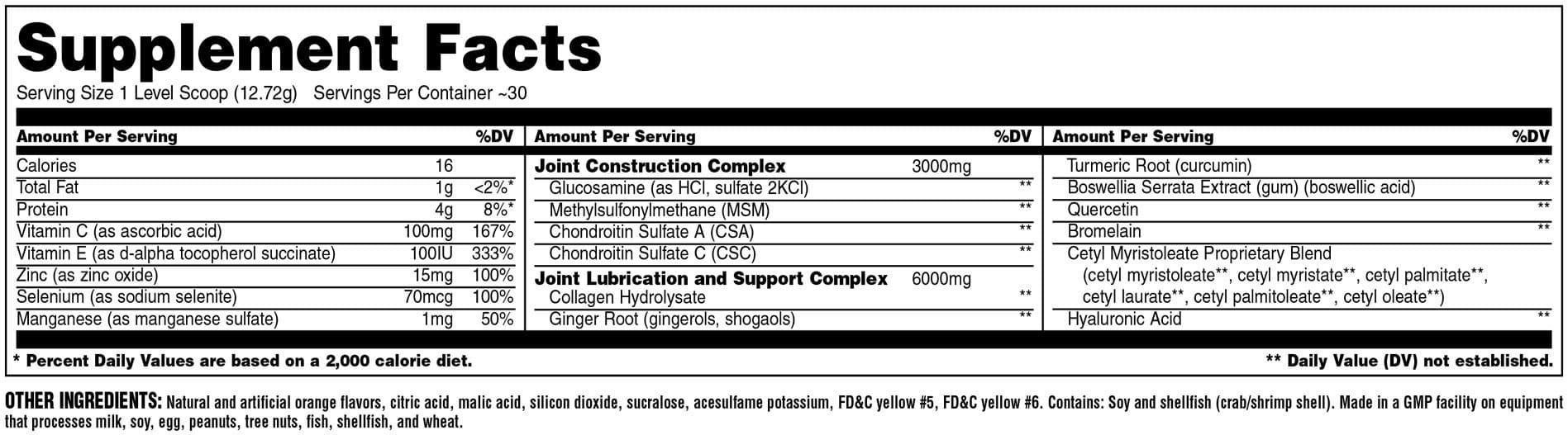Universal NutritionAnimal Flex PowderComplete Joint Support StackRED SUPPS